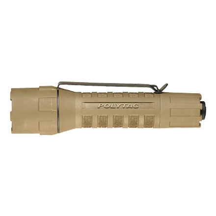 Streamlight PolyTac w/ Lithium Batteries Clam Packaged - Coyote