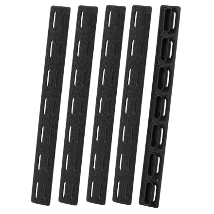 BCM Gunfighter 5.50" KeyMod Rail Panel 5 Pack - Black
