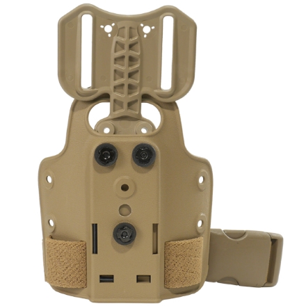 Safariland 6004-25-55 Single Strap Leg Shroud w/Drop Flex Adapter - Dark Earth