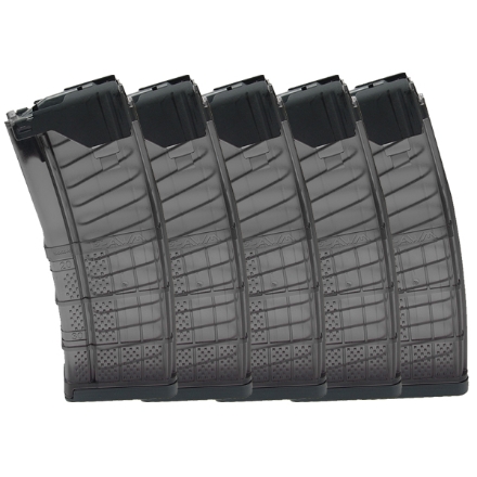 Lancer L5AWM 5.56mm 30rd Mag Translucent Smoke - 5 Pack