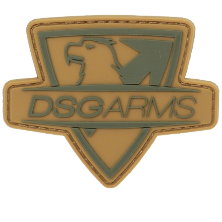 DSG Cut Thru PVC Patch - Tan/Olive Drab Green