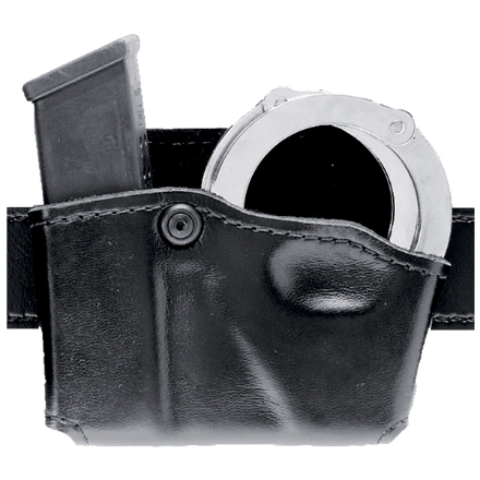 Safariland 573 Concealment Mag Paddle Holder Single w/ Cuff Pouch Right Hand STX PLain Black