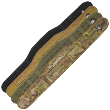 High Speed Gear LASER Slim Grip Padded Belt - SLOTTED