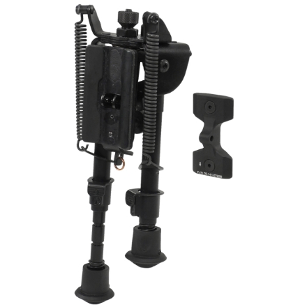 Harris 6"-9" Swiveling Leg Notch Bipod w/ Daniel Defense KeyMod Bipod Adapter