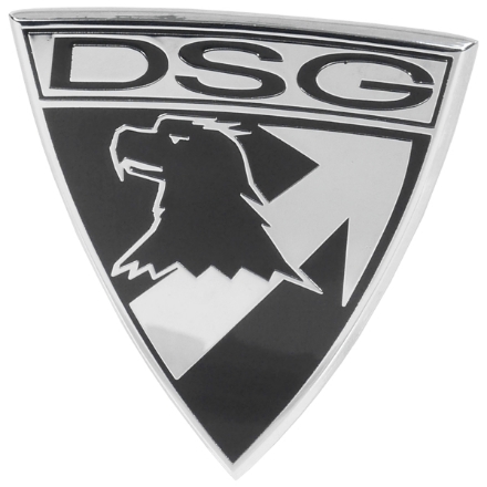 DSG Badge Car Identification Emblem - Black / Silver