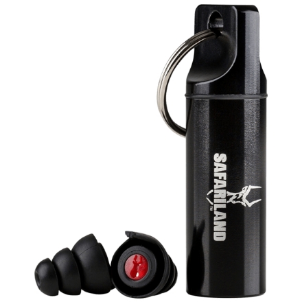 Safariland TCI In-Ear Hearing Protection - Black/Red
