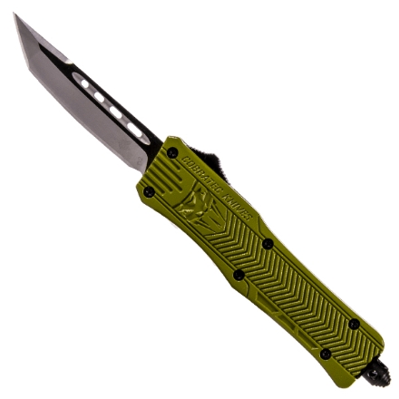 CobraTec 2.50" Small CTK-1 Tanto OTF w/ Green Handle