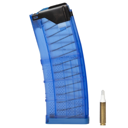 Lancer L5AWM 5.56mm 30rd Training Magazine Translucent Blue
