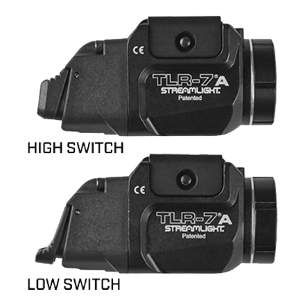 Streamlight TLR-7A 500 Lumen Weapon Light w/ High and Low Switch