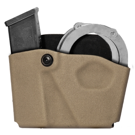 Safariland 573 Open Top Mag & Cuff Pouch STX Tactical GLK 17 Right Hand Tan