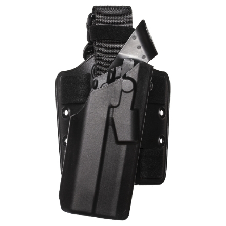 Safariland 7385 7TS ALS Holster - STX Plain Black Glock 17, 22 w/ Light - Right Hand