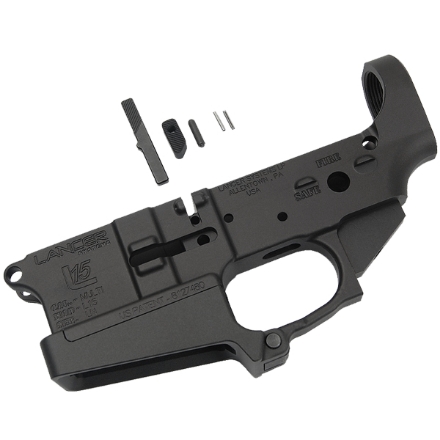 Lancer L15 Stripped Forged Lower w/ Standard Mag Well Extension