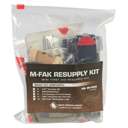 North American Rescue M-FAK Resupply Kit