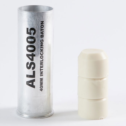 40mm Interlocking Rubber Batons (3 Batons)