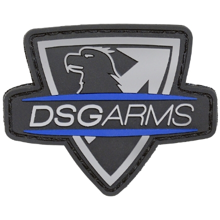 DSG Cut Thru PVC Patch - Black/Blue