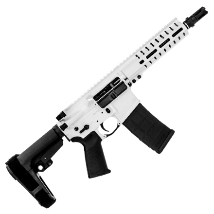 CMMG Banshee 300 MK4 Blackout Pistol - Snow White