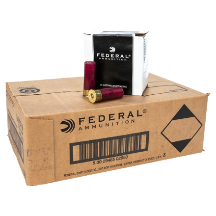 Federal XLE13200 12 Gauge 2 3/4" Shot Shells 9 Pellet - 25rd Box - 250 Case